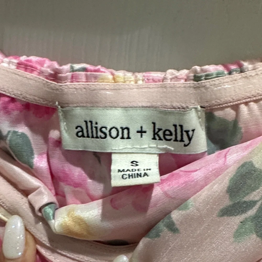 Pink Floral Strapless Ruched Mini Dress - Picture 8 of 8